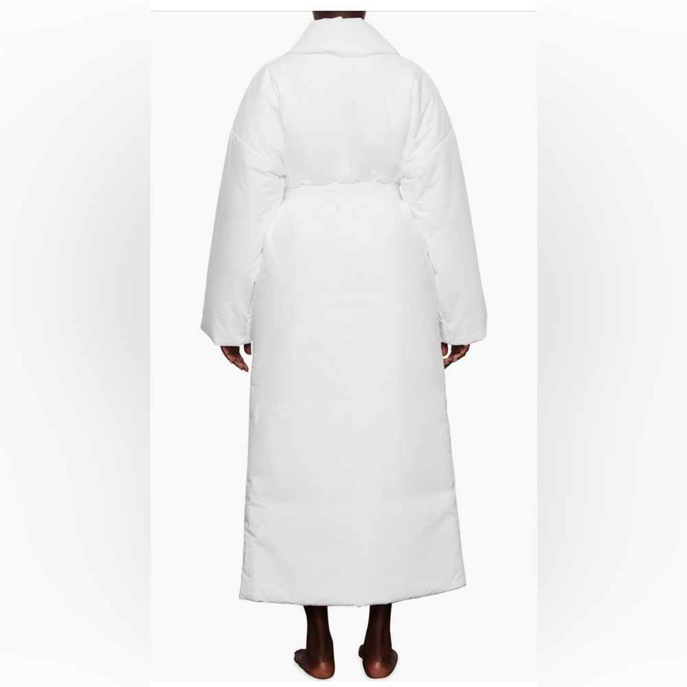 SOLD SKIMS COTTON DUVET ROBE, Size XXS, $475 - Picture 6 of 14